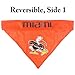 Pets First Collegiate Pet Accessories, Reversible Bandana, Miami Hurricanes, Large/X-Large