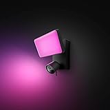 Philips Hue Secure Floodlight with Integrated Smart 1080p Home Security Camera, Black, for Outdoor Use, Easy to Install, Two-Way Talk, Works with the Security Center in the App - 3