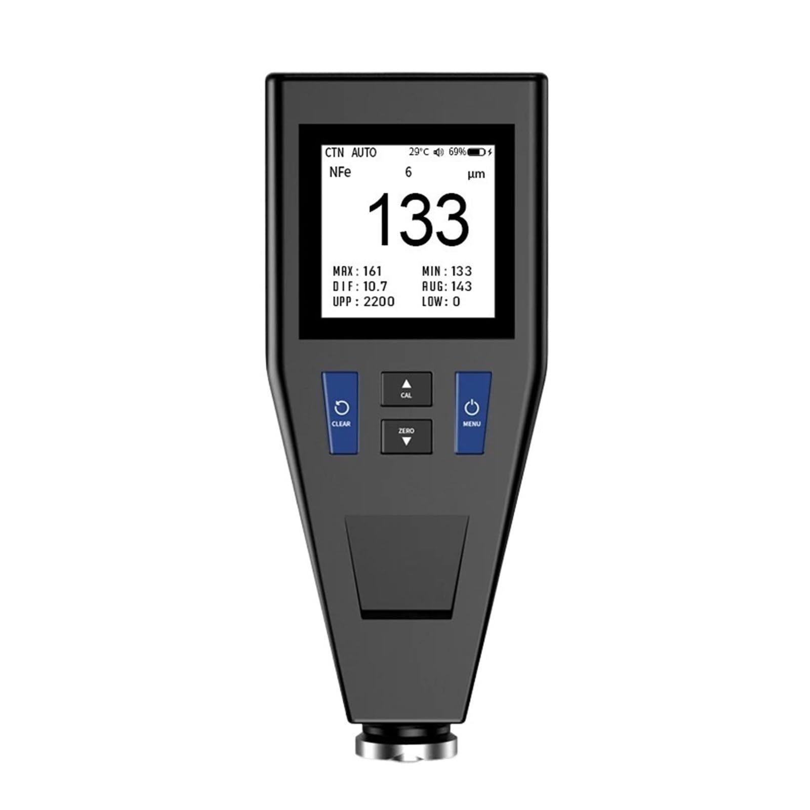 Misuratore Di Spessore Digitale For Superfici, Del Rivestimento Preciso, Facile Da Leggere
