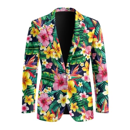 Men's Casual Blazer Sport Coats Lightweight One Button Suit Jacket for Travel Business S-5XL4