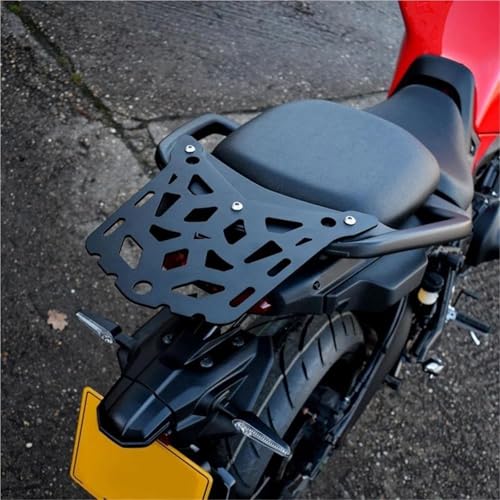 Support bagages arrière moto Tracer fixation coffre rigide et stable - 6