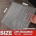 COYOUCO 304 Stainless Steel Perforated Sheet, 10/6/3.5mm Hexagonal Hole Metal Mesh Screen Decorative Meshes for Filter Ventilation Cover Craft Guard DIY Projects,Dia 6mm,20x20cm