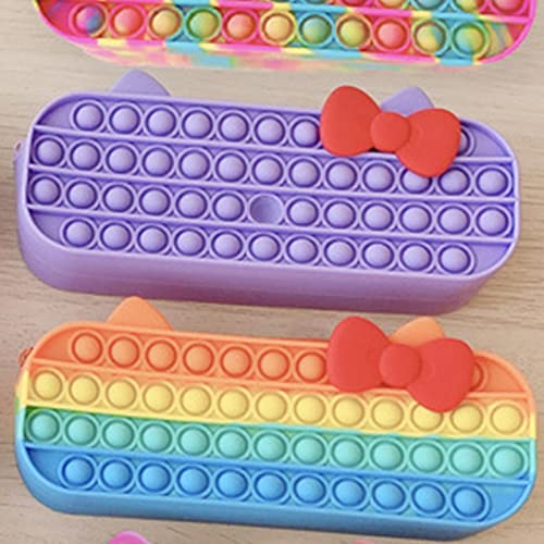 スクイーズ玩具　筆箱　カラフル　ペンケース　 ねこ　シリコン Amazon.co.jp: スクイーズ玩具 ペンケース ねこ 筆箱 多機能