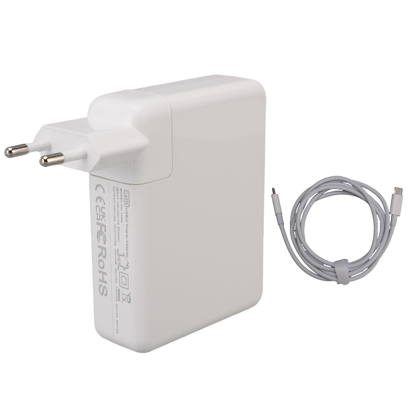 SUNGOOYUE Cargador USB C, Bloque de Carga Rápida 98% Eficiente con Chip IC Integrado para Protección contra Sobrecarga, para Pro XPS Go, Portátiles, Tabletas, Teléfonos Inteligentes (Enchufe de la
