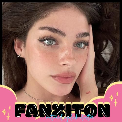 Image of FANXITON Lash Clusters Kit Wispy Lashes Clusters Kit Natural C Lash Extensions Kit 280 Pcs Eyelash Clusters Kit with Lash Bond and Seal Tweezers Individual Lashes Kit