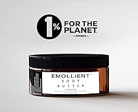 Vista 2 de Emollient Mantequilla hecha a mano con aceites esenciales, repleta de vitaminas y antioxidantes (piel sensible, 5.64 oz)