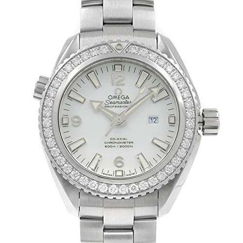 Omega Seamaster Planet Ocean Automatic Diamond White Dial Stainless Steel Ladies 37.5mm Watch 232153820040012
