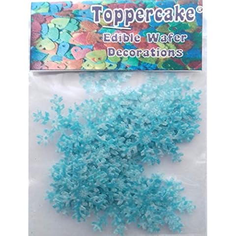 Toppercake Edible Wafer Paper Snowflakes Cover