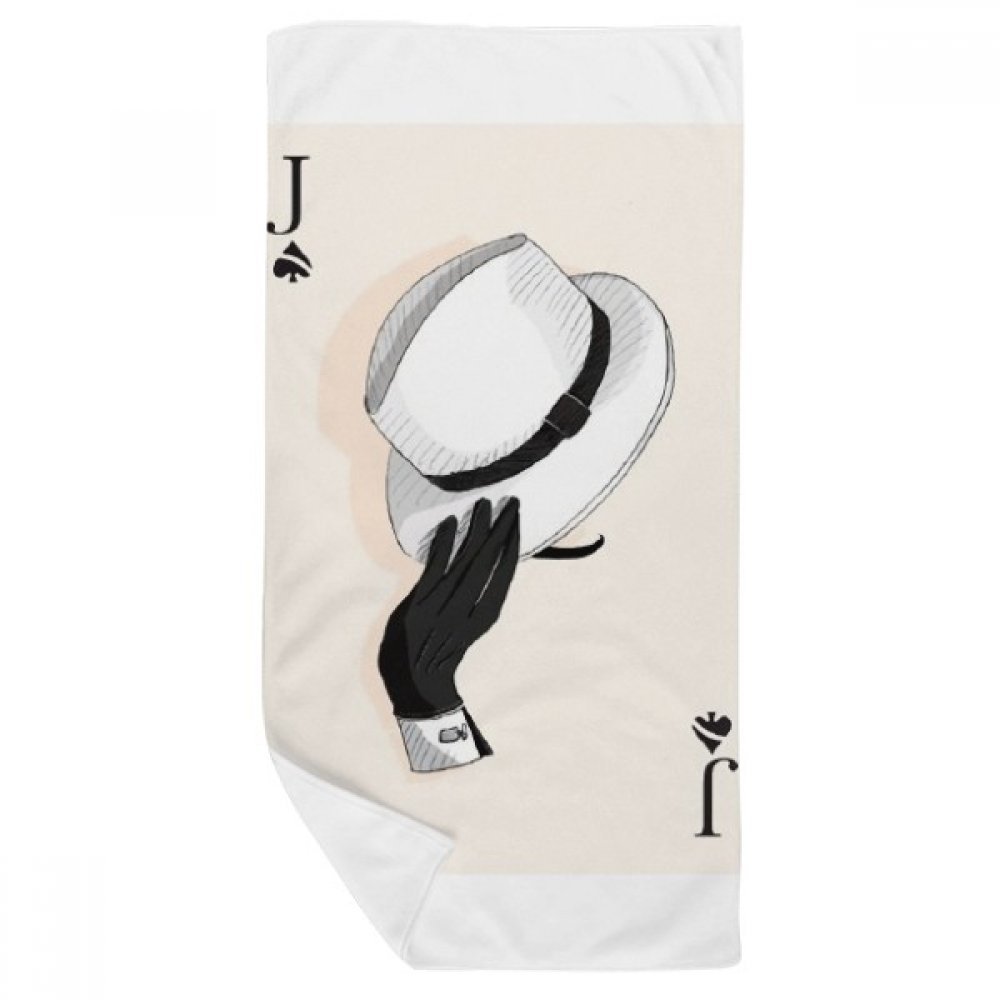 Serviette de bain motif pique J pour peaux sensibles fini les irritations 35x70cm