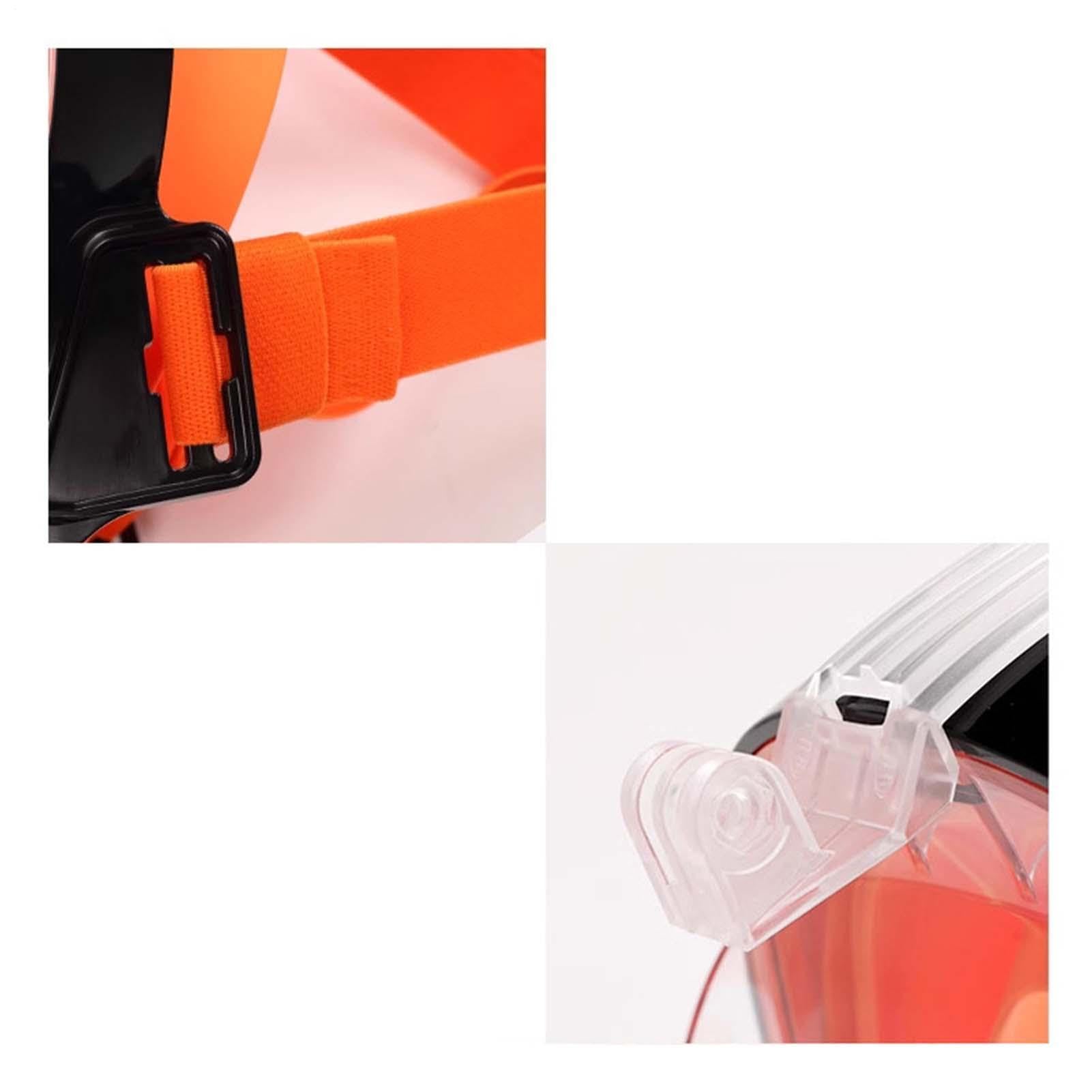 Full Face Snorkel Cover - Dry Top Airflow Technology, Wide Vision Lens, Ergonomic Silicone Seal, Easy Breathing Safety Design | Snorkeling Adventure, Beach Diving, Exploration, Outdoor