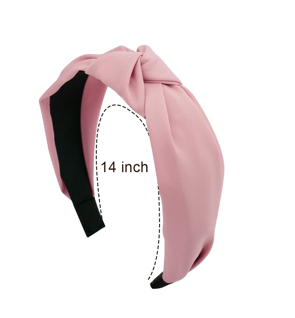Amazon.com : Deoot 5 Pack Wide Fabric Knotted Headbands for  display picture 2