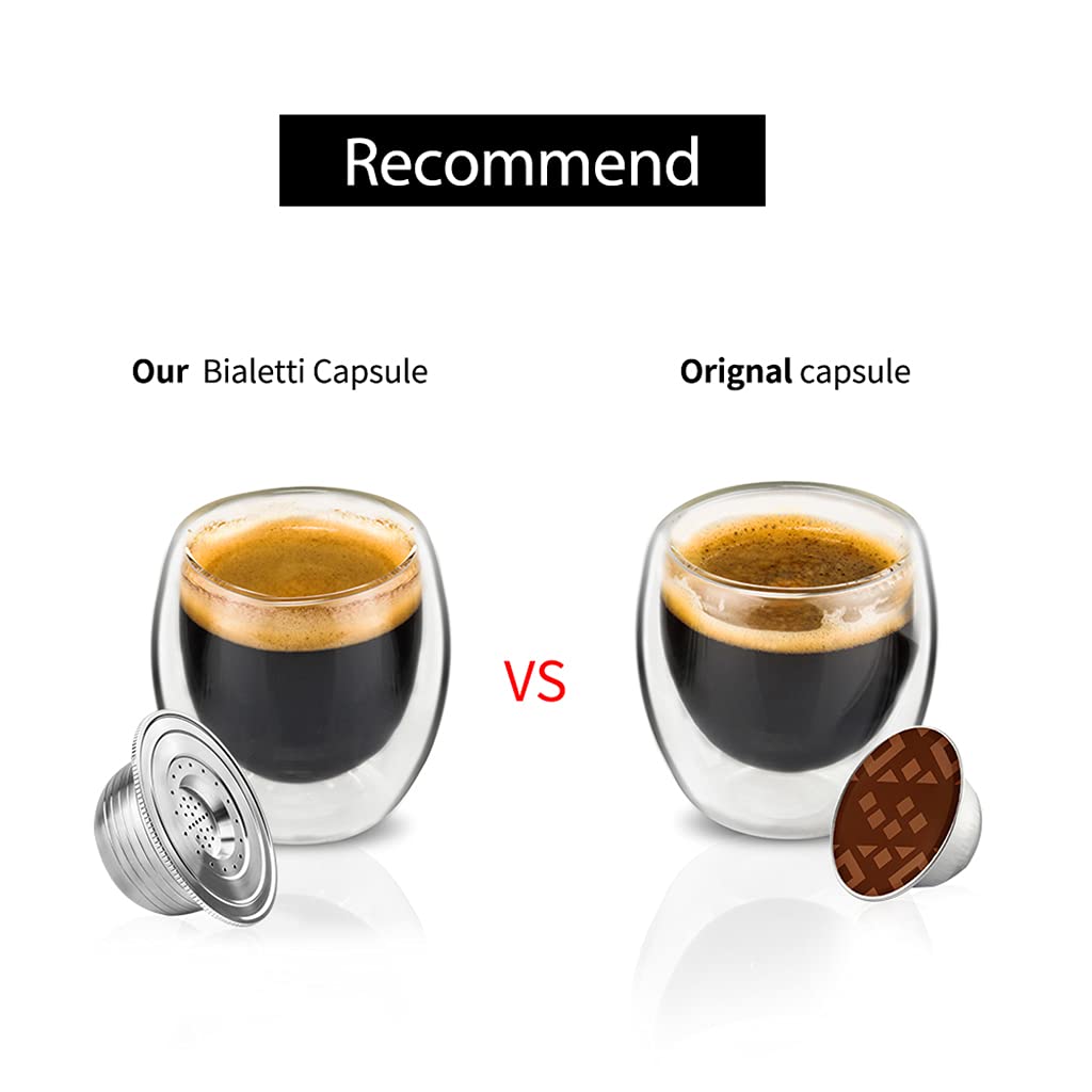 Convertidor de Filtro de Cápsula de Café Recargable de Acero Inoxidable para