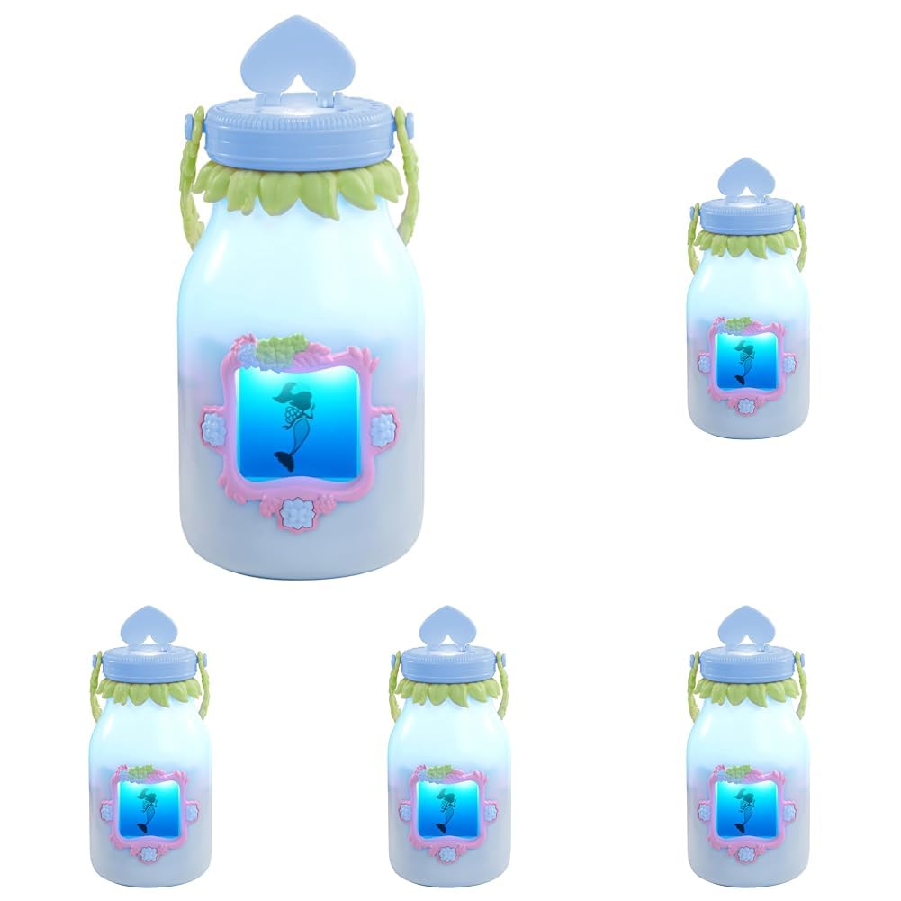 WowWee Got2Glow Fairies Got2Glow Fairy Finder - Electronic Fairy Jar Catches 30+ Virtual Fairies - Got to Glow (Blue) (Pack of 5)