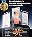 TORRAS Upgrade 360 Magnetic Stand for iPhone 17 PRO Case with Camera Control Button, Fit for MagSafe, Mil-Grade Protection, Slim Soft Edge Translucent Back for iPhone 17Pro 6.3 inch, Clear
