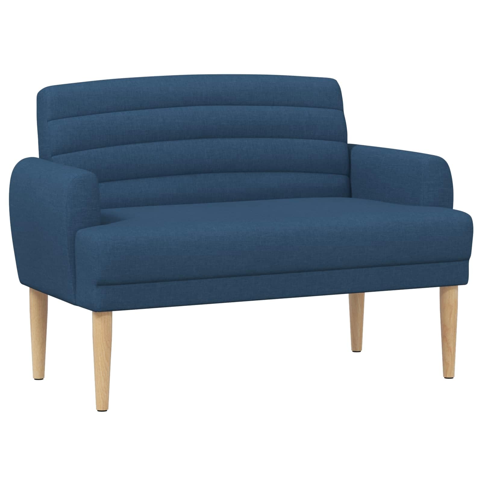 Sofá azul con tapicería de botones ideal para tus tardes de lectura y relax en casa