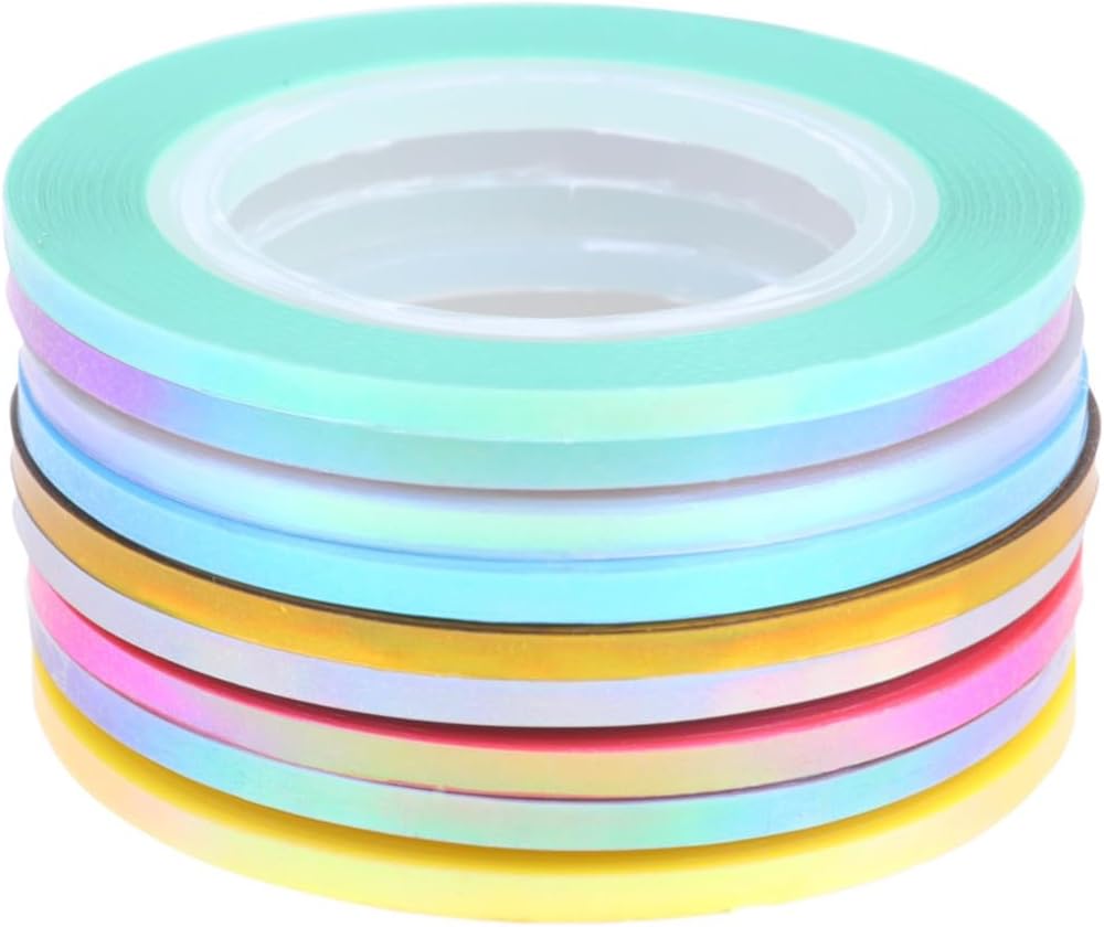 DIY Striping Tape Line 27pcs Nail Art Sticker Set for Hand and Toes
