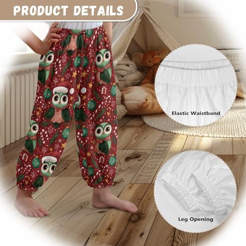 Image of Unisex Little Kids Yoga Trousers Bohemian Beach Pants Baggy Harem Activewear for Boys and Girls Age 3-10