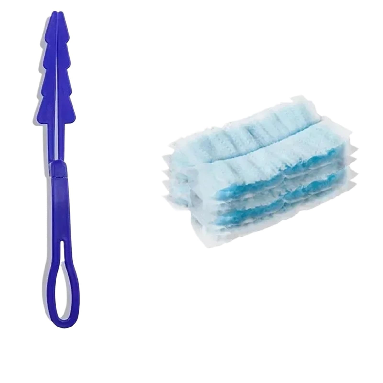 Cleaning Duster 30 Pieces Duster Refills Disposable Compatible For Easy To Use Blue(15pcs)