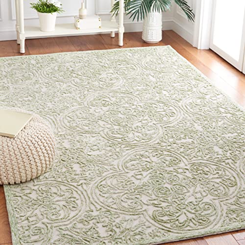 SAFAVIEH Trace Ivory & Green