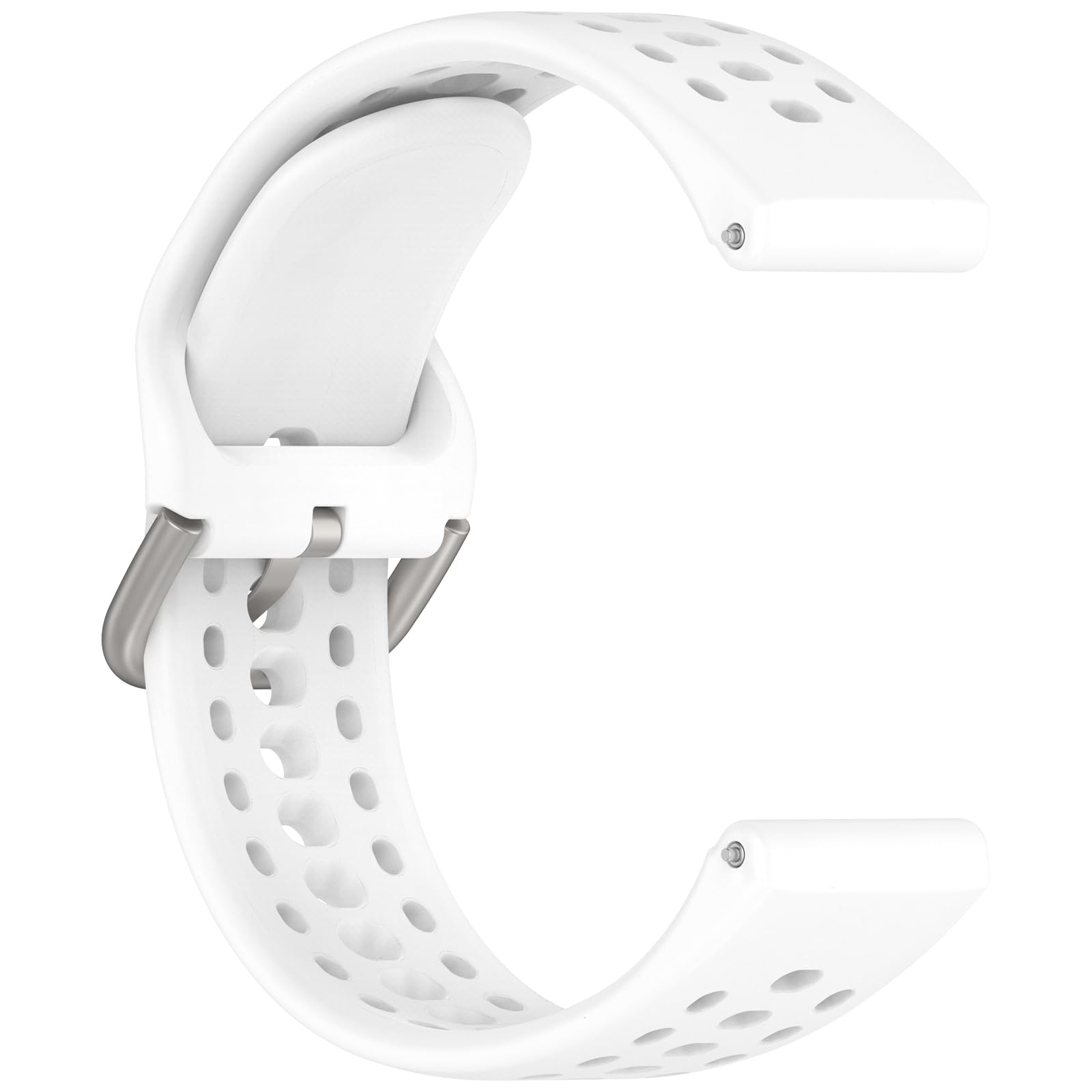 Bracelet de rechange en silicone pour Amazfit Bip 6/Bip 5, 22 mm à dégagement rapide pour montre connectée Amazfit GTR 4/3/3 Pro/2/2e/GTR 47 mm (sans tracker)