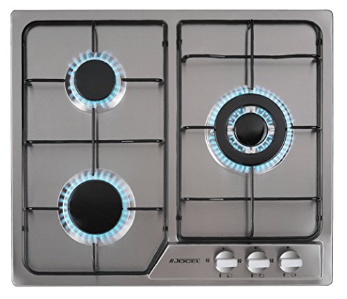 Preisvergleich Produktbild Einbauplatte Gas 3 Brenner Edelstahl JP3GI008930