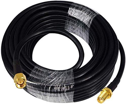 YILIANDUO 30 Meter SMA CoaxKabel 50 Ohm RG58 SMA Mannelijk op SMA Vrouwelijk SMA Cavalier RF low Verlies Toepassingen Bidirectionele Radio Antenneverlenging SMA Koper