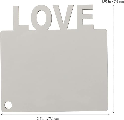 Miniatura 7 de 8 llaveros en blanco de sublimación de transferencia de calor, llavero impreso de doble cara MDF DIY llavero en blanco con llaveros para mamá papá