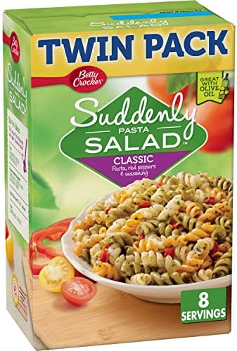 Betty Crocker Suddenly Pasta Salad, Classic, Twin Pack, 15.5 oz
