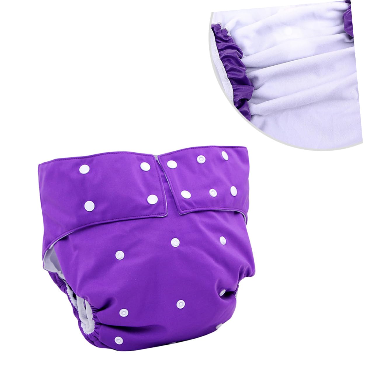 BCOATH Washable Adult Diaper Large Nappy for Men Women Old Man Cloth Diaper Absorbent Pad Leakproof Disabled Diaper