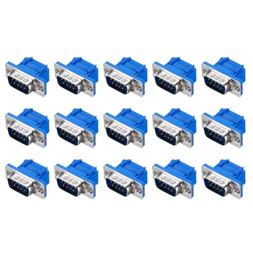 Connecteur DB9 mâle double rangée à sertir IDC 9 broches pour transmission série et CNC