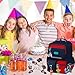 Juego de 20 llaveros de goma de cumpleaños para niños Imagen de Juego de 20 llaveros de goma de cumpleaños para niños