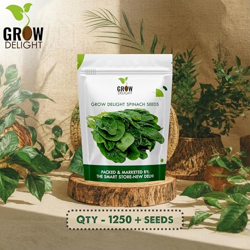 Image of Spinach 1250+ Vegetable Seeds for Home Garden