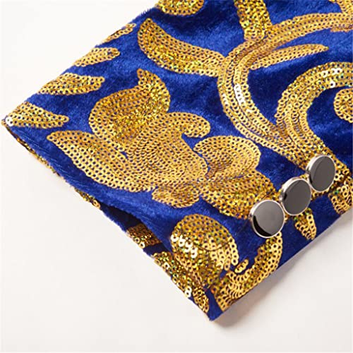 Sequin Suit Men's Nightclub Stage Shawl Collar Men's Suit Jacket Wedding Party Stage Suit Men's3