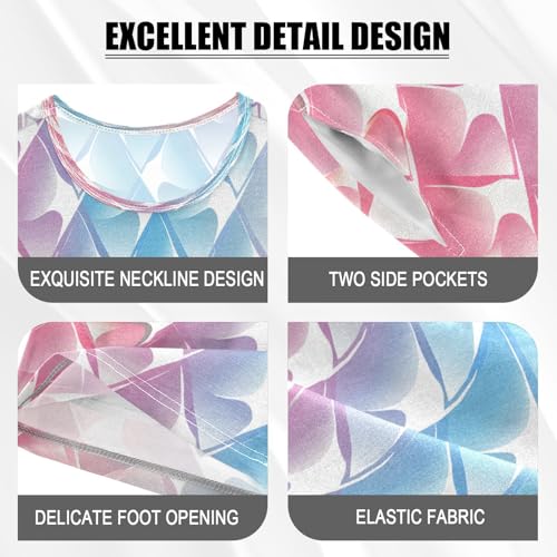 senya Short Sleeve Pajamas Sets Summer Cotton Sleepwear Gradien Color Design4