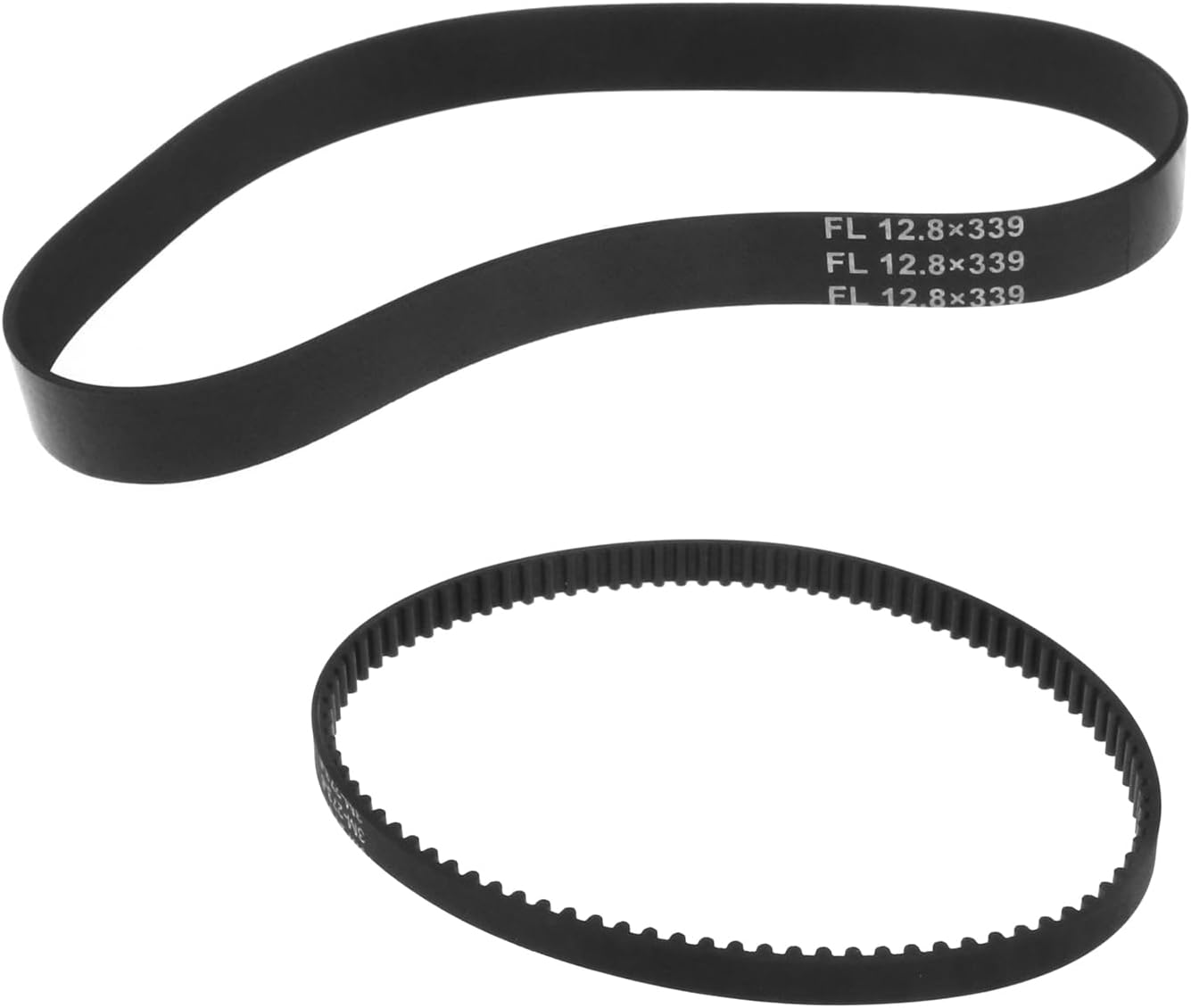 Create idea 2Pcs Vacuum Cleaner Drive Belts Replacement 3M-273 FL12.8x339 Compatible with Vax Platinum Power Max Washer ECB1SPV1 Toothed Type Drive Belt