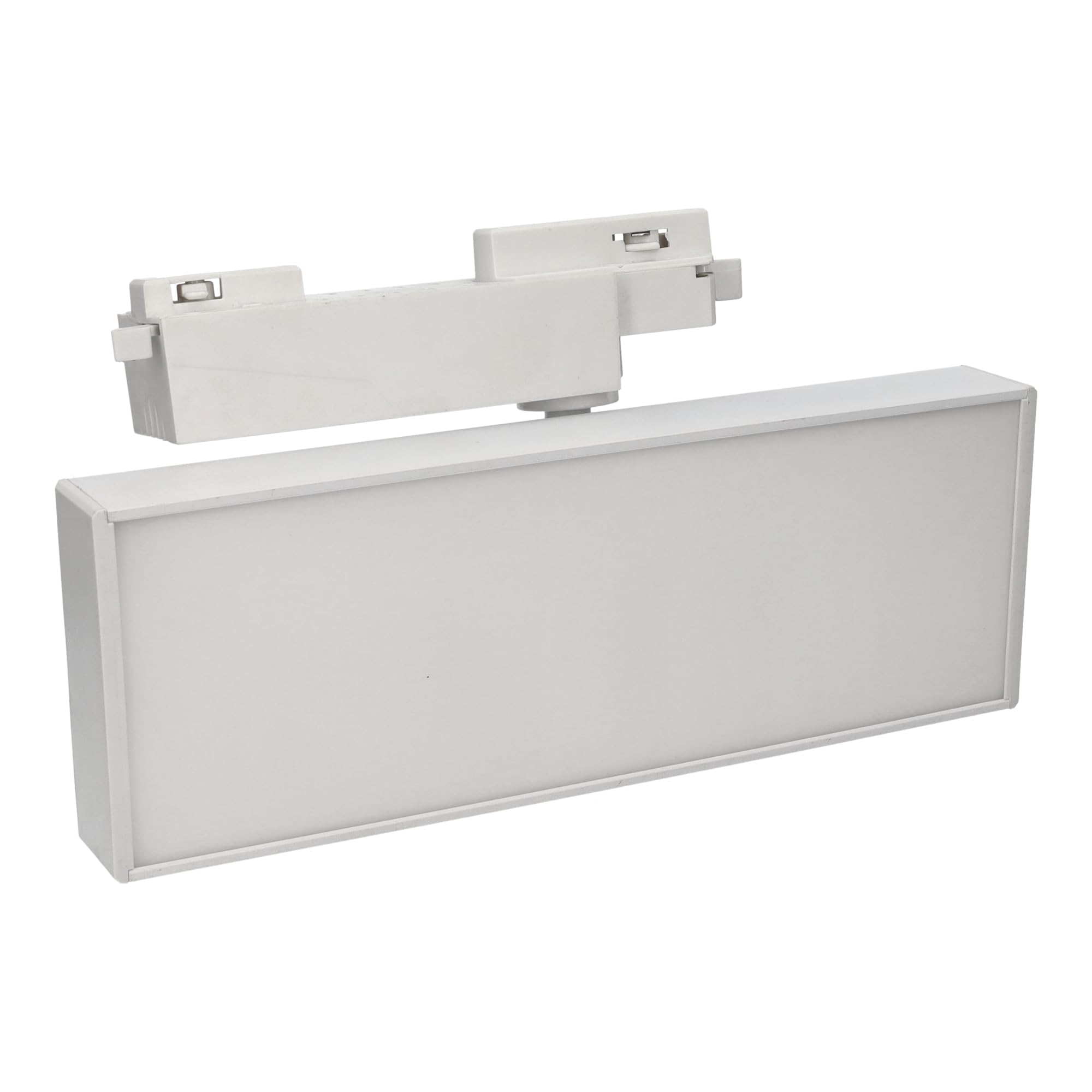 Jandei - Foco Techo Led Carril 45W. Tipo Panel, Aluminio Lacado. Blanco Neutro 4200K, 4000 Lúmenes, 185V-265V AC Riel Monofásico, Vestidor, Escaparate, Tienda, Oficina. (Blanco)