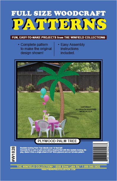 Plywood Palm Tree Woodworking Project Plan