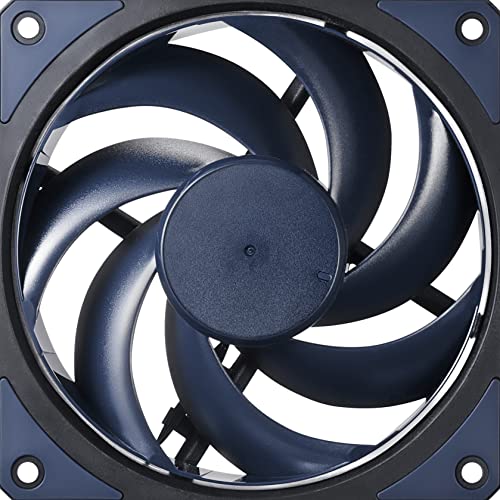 Cooler Master Mobius 120 Ventilateur de Boitier - Conception Ring Blade (PWM), Roulement à Boucle Dynamique (max. 63.1CFM, 2.6 mmH2O, 22.6dBA), Cadre Chanfreiné Air-Focus - Noir