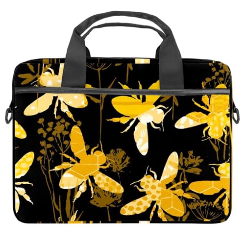 Sac à bandoulière pour ordinateur portable 13-14.5 pouces imperméable et multicolore
