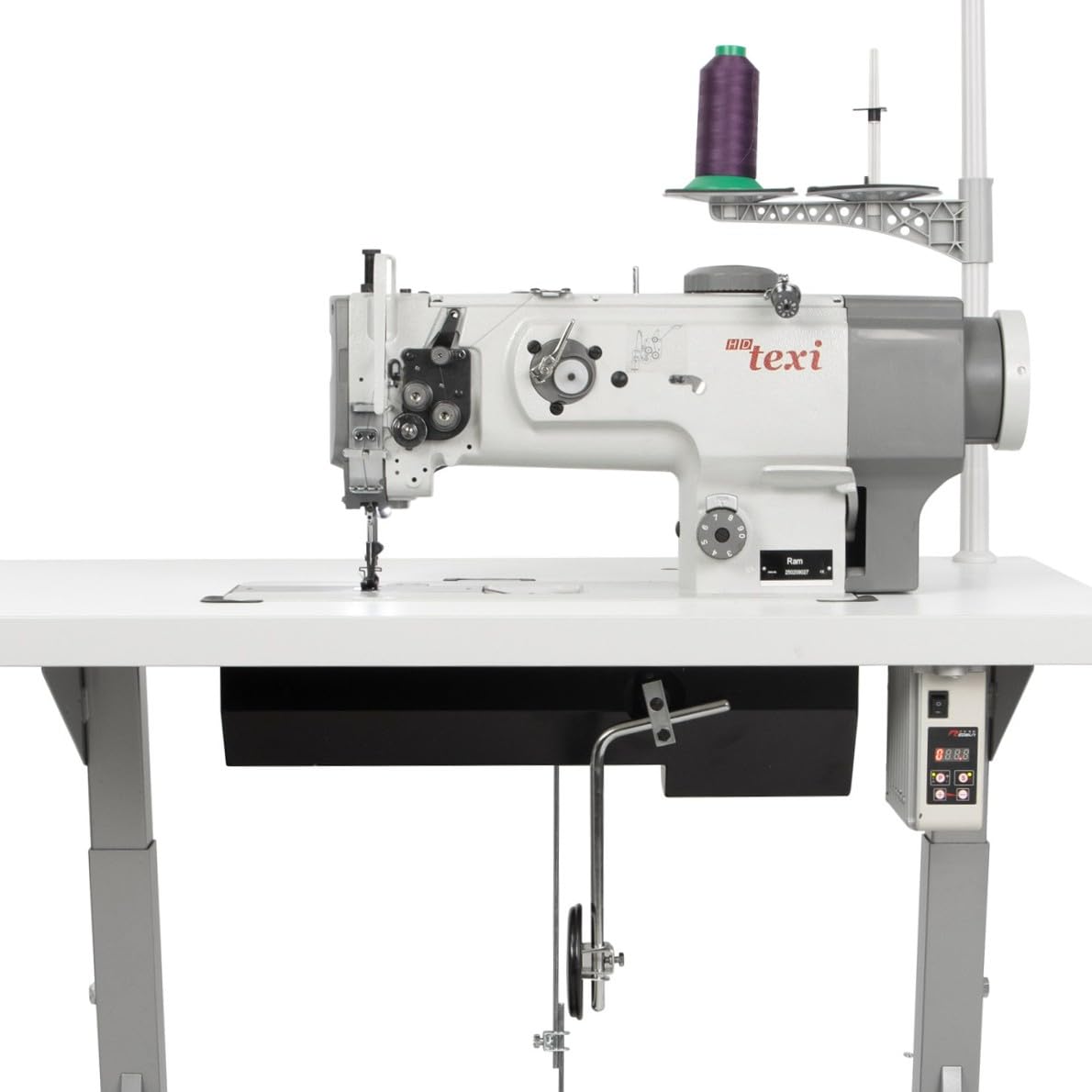 TEXI RAM Machine à Coudre - Triple Entraînement avec Table