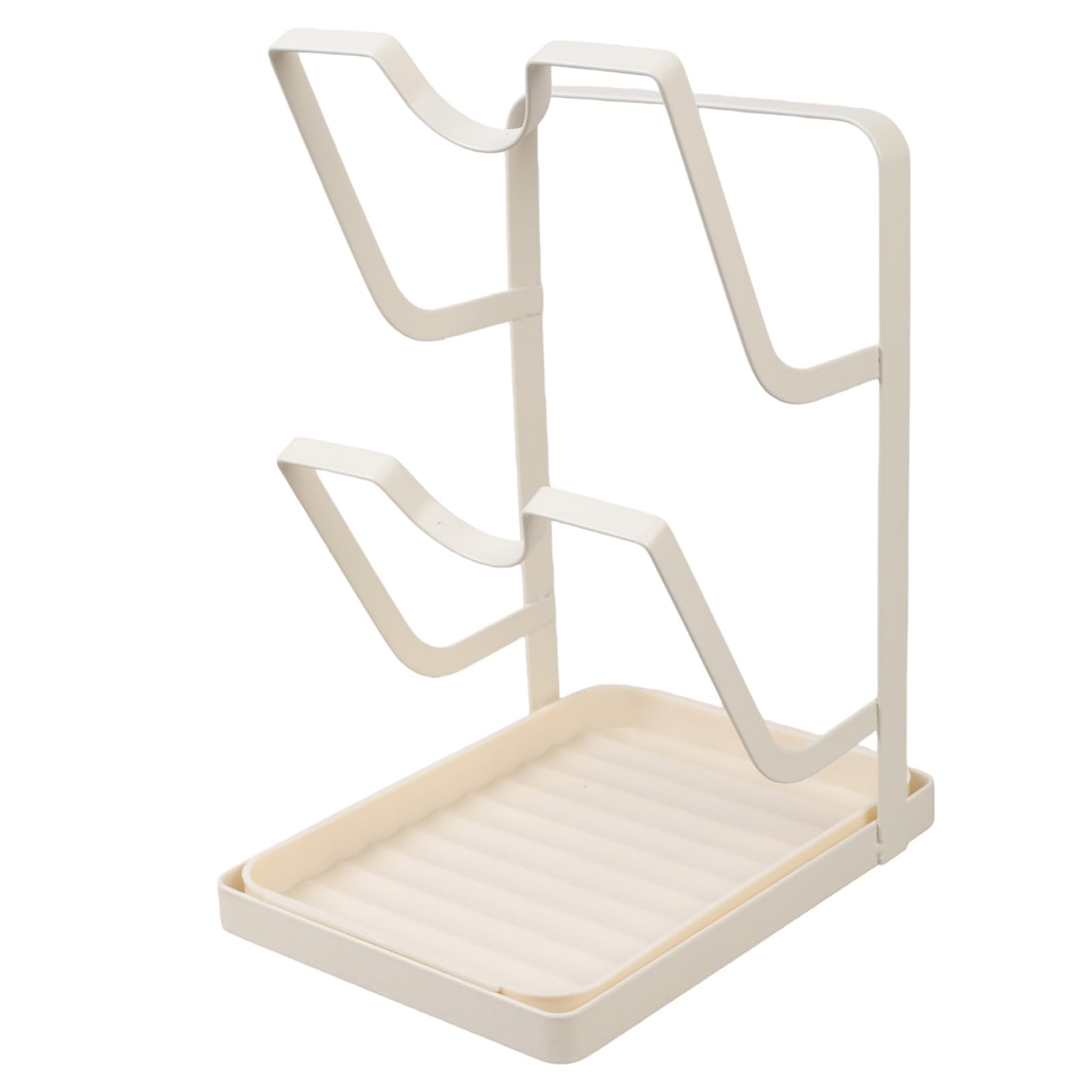 LUCKGONI Pots Lid Holder Featuring 360 Degree Rotation Designs for Effortlessly Hand Access and Double Layer Storage Organization