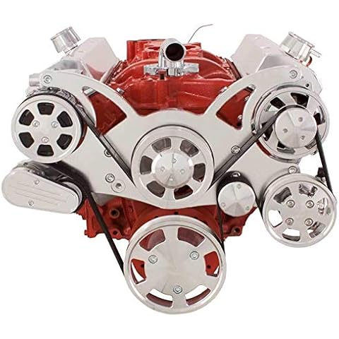Small Block Chevy All Inclusive Serpentine Kit for 283 302 305 327 350 400 SBC Engines Cover