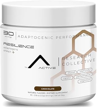 ARC Resilience Mushroom Powder Boost Focus, Energy & Immunity Naturally with Lions Mane, Cordyceps & Reishi Supports Mental Clarity, Peak Performance & Stress Rich Chocolate Flavor, 30 Servings
