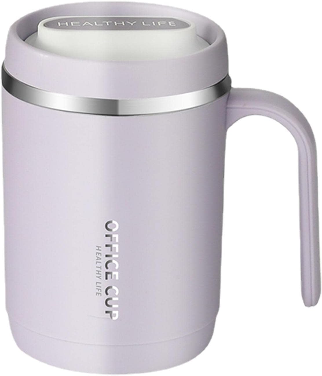 camako Insulated Coffee Mug with Lid, Double Wall Stainless Steel