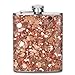 Produktbild Presock Flachmann,Rose Gold Gifts Top Shelf Flasks Stainless Steel Flask 7 OZ for Men Women
