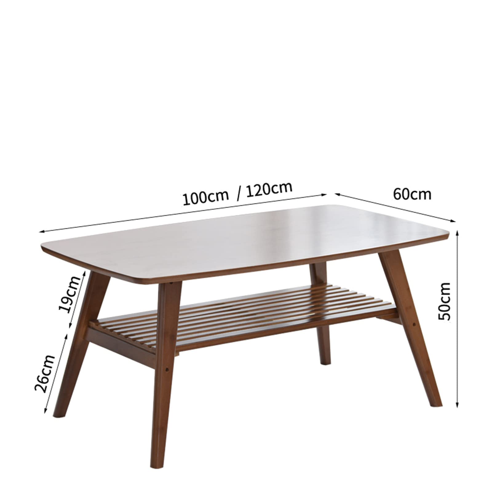 Amazon｜無垢材テーブル、100/120cmローテーブル、サイドテーブル