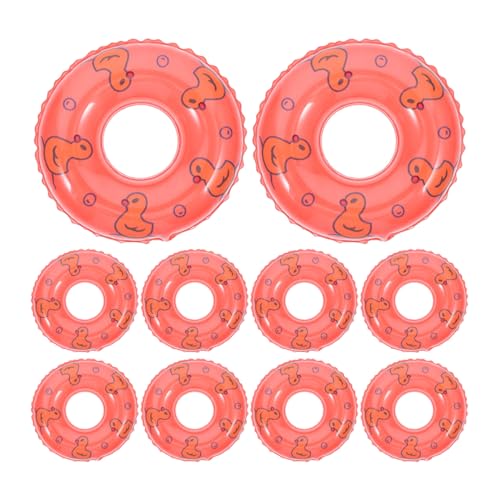 Sosoport 20pcs Swimming Ring Swimming Pool Fun Pool Floats Pool Float Pool Hoops to Swim Through Swim Water Rings Pool Inflatables for Pool Floats Float