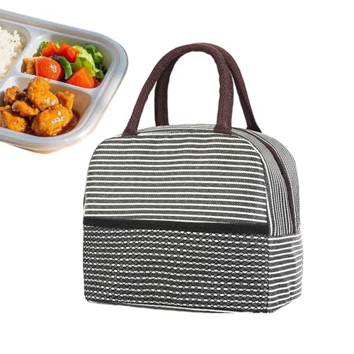 Genérico Lunch Tote   Insulated Lunch Bag, Fashionable Storage with Mesh Pocket, Kids Adults Office, School Camping Outdoor, Picnic Beach Food Snack Drink for Easy Organization Meals