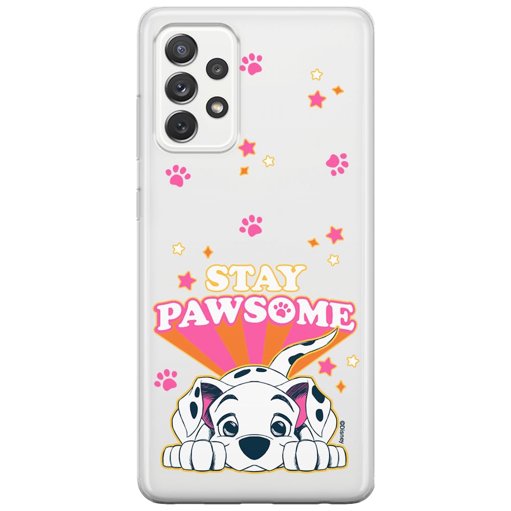 ERT GROUP mobile phone case for Samsung A53 5G original and officially Licensed Disney pattern Dalmatian 007 optimally adapted to the shape of the mobile phone, partially transparent