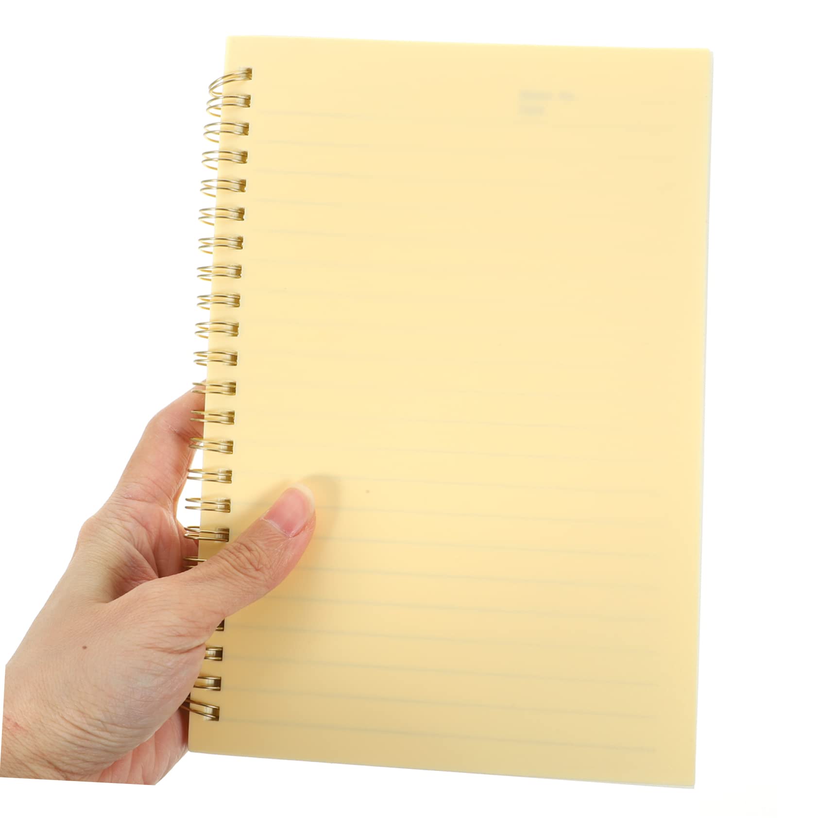 Gadpiparty 4 Stück-pack Spiralnotizblock A5 mit Pp Deckel und Dickem Papier | Notizbücher zum Notieren, Planungsblock und Terminplaner, Schreibblock für Schulanfang Party